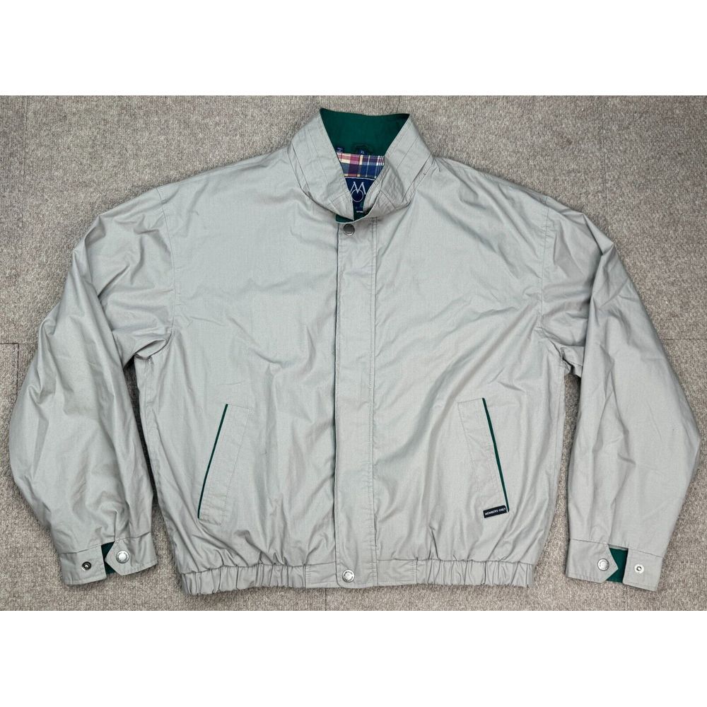Members Only Men's Vintage Full‎ Zip Long Sleeve Jacket Size XL